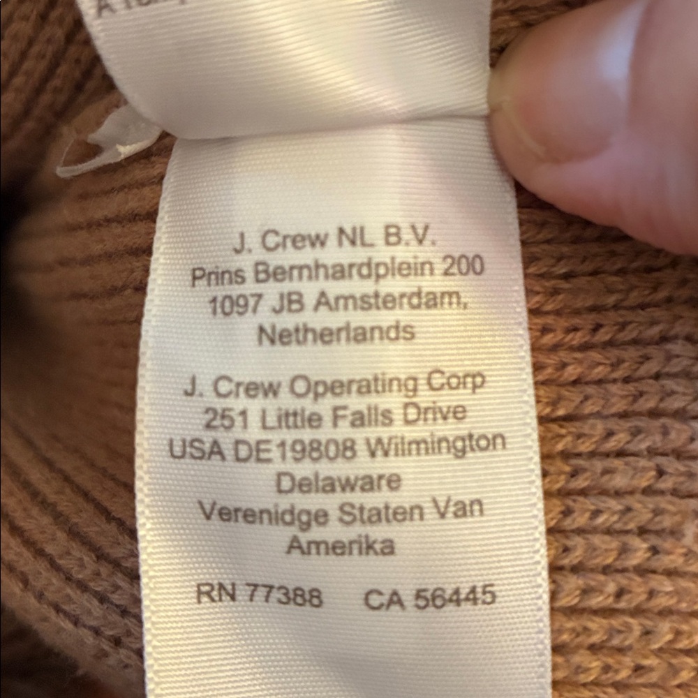 JCrew Emilie patch-pocket sweater lady jacket in heather acorn - Picture 9 of 10